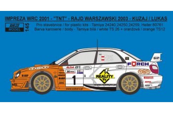 Decal – Impreza WRC 2002 - Rajd Warszawski 2003 1/24